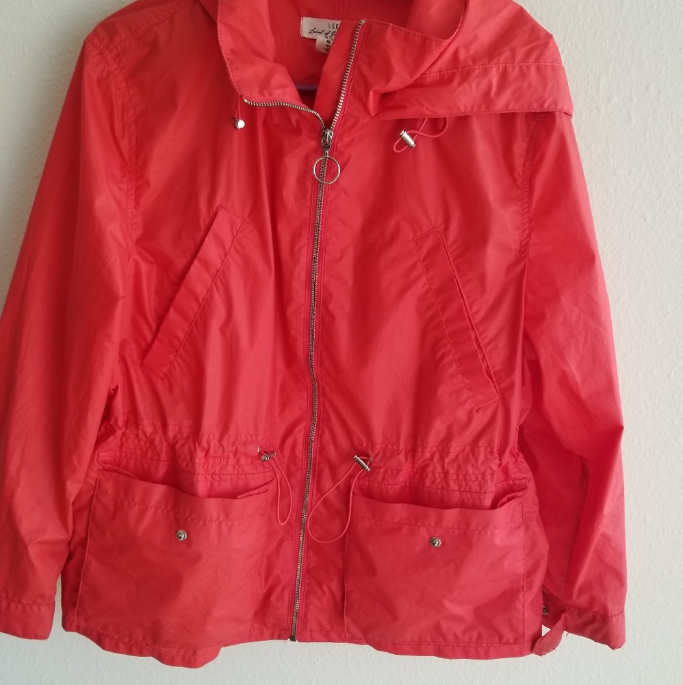 Red O-ring Windbreaker - Picture 1 of 3